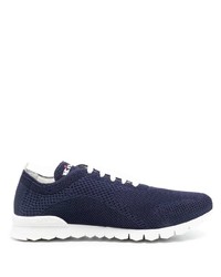 Kiton Logo Embroidered Low Top Trainers