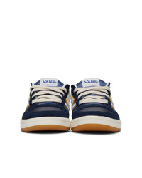 Vans Navy And Yellow Serio Collection Lowland Cc Sneakers