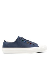 PS Paul Smith Painted Eyelet Low Top Canvas Sneakers