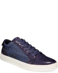 GUESS Torence Low Top Canvas Sneakers Shoes