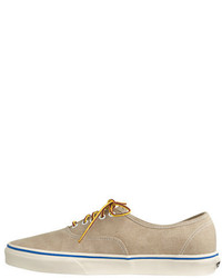 Vans For Jcrew Washed Canvas Authentic Sneakers