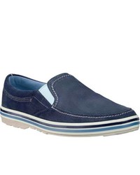 Timberland Earthkeepers North End Cruiser Slip On Suede Navy Suede Slip On Shoes