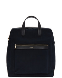 Paul Smith Navy Canvas Tote