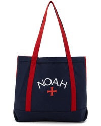 Noah Navy Red Classic Core Logo Tote