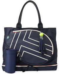 Tory Sport Tennis Coated Racket Tote Bag