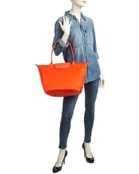Longchamp Women's Tote Bag Le Pliage Neo Large, Orange: Buy Online
