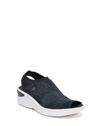 BZEES Secret Peep Toe Knit Sneaker