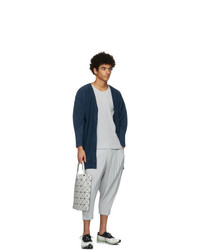 Homme Plissé Issey Miyake Blue Monthly Colors October Long Cardigan