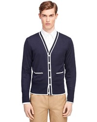 Brooks Brothers Tipped Cardigan