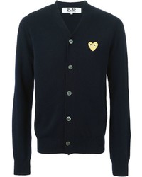 Comme des Garcons Comme Des Garons Play Embroidered Heart Cardigan