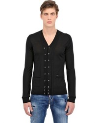 DSquared Extra Fine Double Layered Wool Cardigan