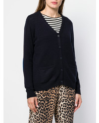 Chinti & Parker Elbow Patch V Neck Cardigan