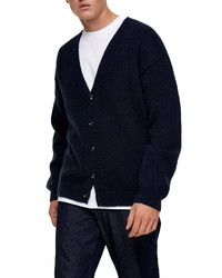 Topman Fluffy Knit Classic Fit Cardigan