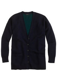 J.Crew Merino Wool Double Knit Long Cardigan Sweater