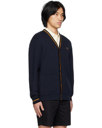 Fred Perry Navy Cardigan
