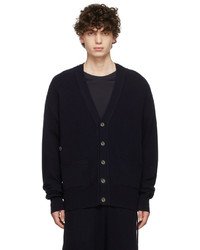 Extreme Cashmere Navy Knit N185 Feike Cardigan