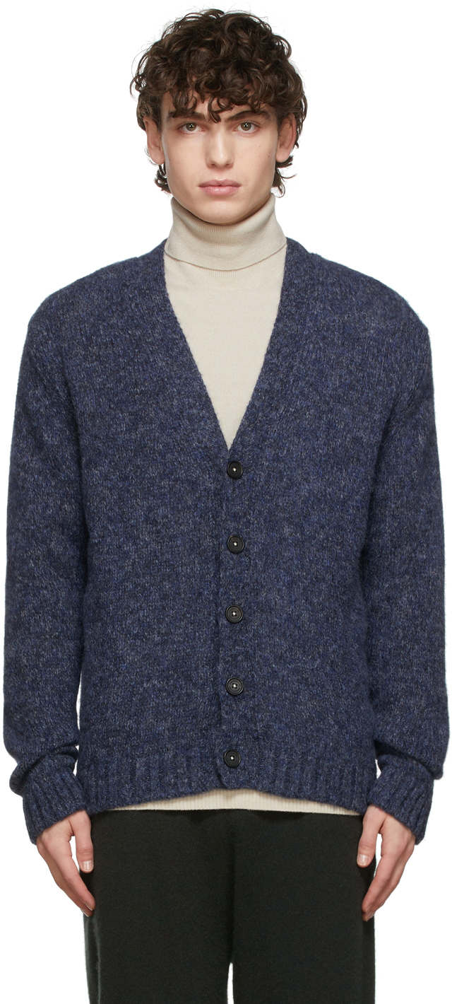 Massimo Alba Navy Robert Cardigan, $795 | SSENSE | Lookastic