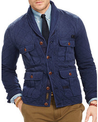 Polo Ralph Lauren Quilted Terry Shawl Cardigan