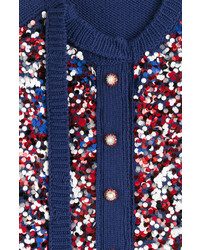 Marc Jacobs Sequin Wool Blend Cardigan