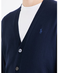 Polo Ralph Lauren V Neck Cotton Jersey Cardigan