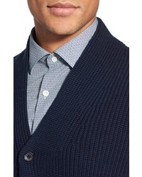 J. Lindeberg Ville Wool Cotton Button Cardigan
