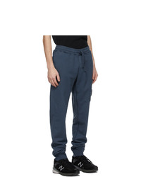 Stone Island Blue Cargo Lounge Pants