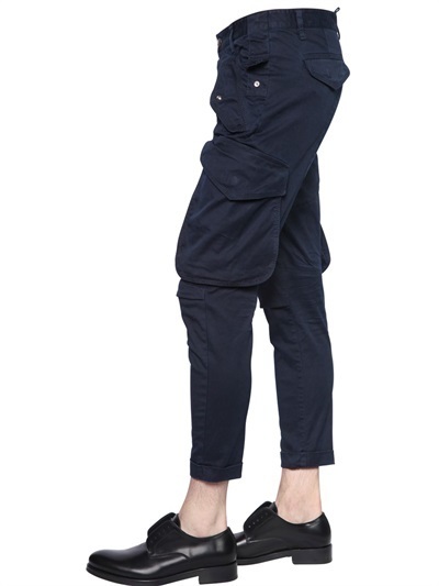 cotton twill cargo pants