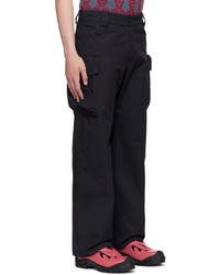 Paria Farzaneh Navy Cotton Cargo Pants