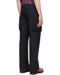 Paria Farzaneh Navy Cotton Cargo Pants