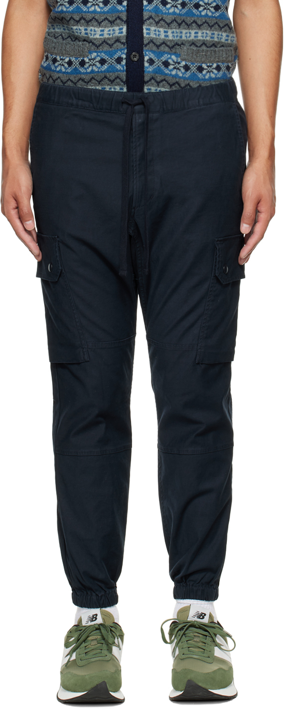 Beams Plus Navy Gym Cargo Pants, $160 | SSENSE | Lookastic