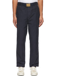 Officine Generale Navy Maxence Chino Cargo Pants