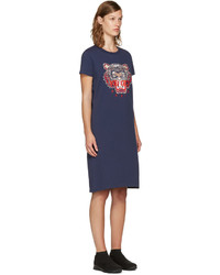Kenzo Navy Limited Edition Tiger T Shirt Dress