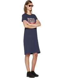 Kenzo Navy Limited Edition Tiger T Shirt Dress
