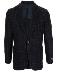 Man On The Boon. Check Pattern Single Breasted Blazer