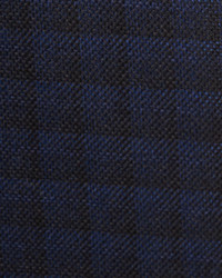 Canali Check Silk Wool Sport Coat Blueblack