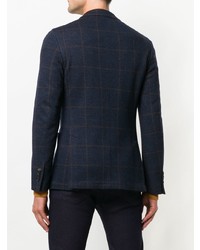 Canali Grid Check Blazer