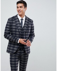 Jack & Jones Premium Suit Jacket In Slim Fit Check