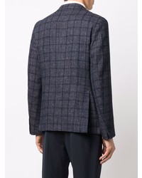 Manuel Ritz Single Breasted Checked Blazer