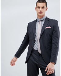 Selected Homme Suit Jacket In Slim Fit With Micro Grid Detail