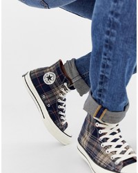 Converse Chuck Taylor 70 Hi Trainers In Navy 162406c