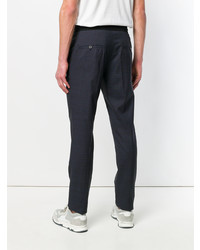 Lanvin Drawstring Waist Checked Trousers