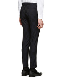 Paul Smith Navy Check Trousers