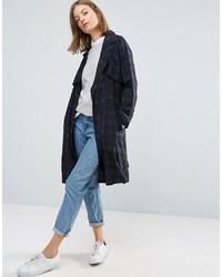 NATIVE YOUTH All Over Check Lightweight Trench