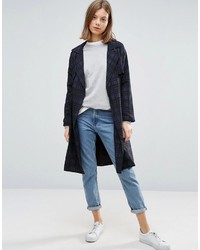 NATIVE YOUTH All Over Check Lightweight Trench