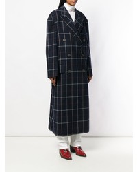 A.W.A.K.E. Double Breasted Check Coat