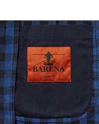 Barena Buffalo Checked Cotton Blazer