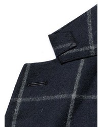 TOMORROWLAND Windowpane Check Wool Flannel Blazer