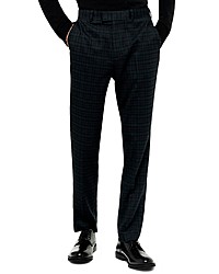 Topman Bampton Check Skinny Fit Suit Pants