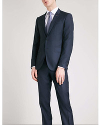 Thomas Pink Burford Checked Slim Fit Wool Trousers