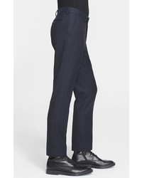 The Kooples Check Wool Cotton Trousers